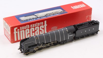 Lot 595 - LNER SE Finecast kit built 4-6-4 loco & tender...