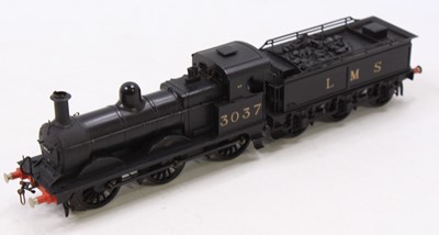 Lot 596 - LMS kit built Johnson 3F 0-6-0 loco & tender,...