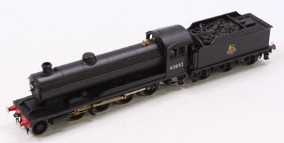 Lot 597 - BR Nu-Cast kit built loco & tender 04/08 2-8-0...