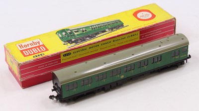 Lot 605 - 2250 Hornby-Dublo 2-rail electric motor coach,...