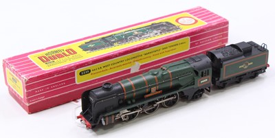 Lot 613 - 2235 Hornby-Dublo 2-rail loco & tender...