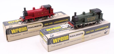 Lot 616 - Two Wrenn 0-6-0 tank locos: W2204 LMS red 7420...