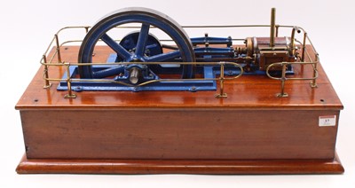 Lot 37 - A very well-engineered stationary mill engine,...