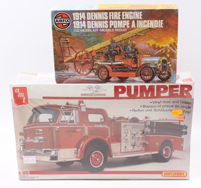 Lot 843 - An AMT Matchbox 1/25 scale plastic kit for an...