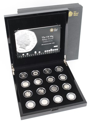 Lot 3136 - The Royal Mint, The UK 50p Silver Proof...