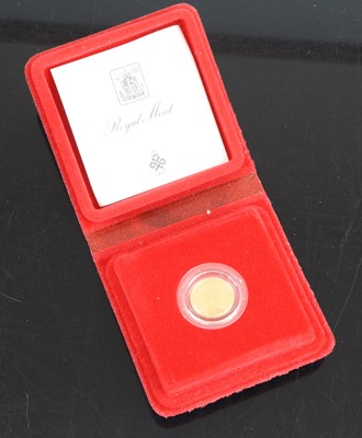 Lot 3264 - Great Britain, 1980 gold proof half sovereign,...