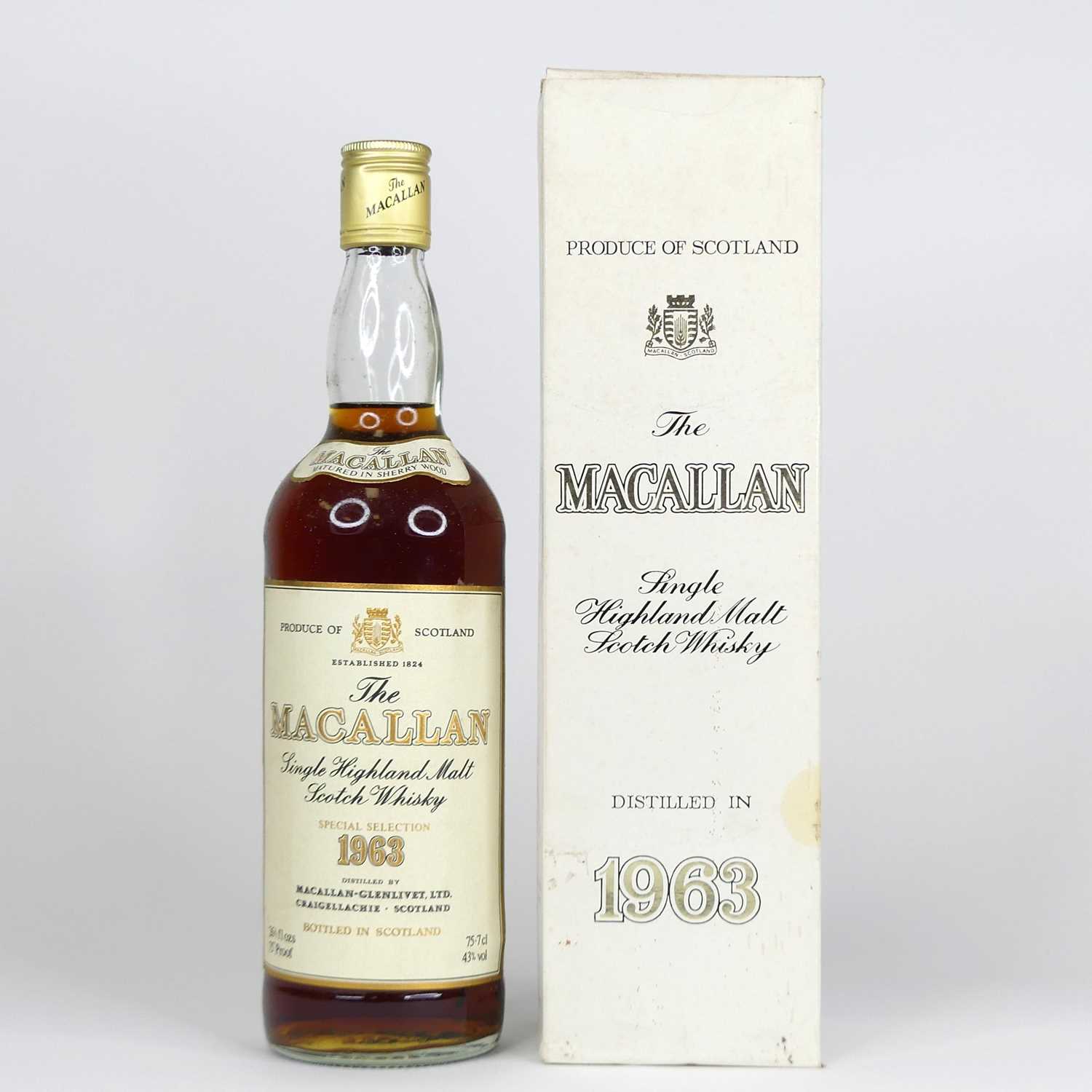 Lot 1419 - The Macallan 1963 Single Highland Malt Scotch...