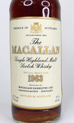 Lot 1419 - The Macallan 1963 Single Highland Malt Scotch...
