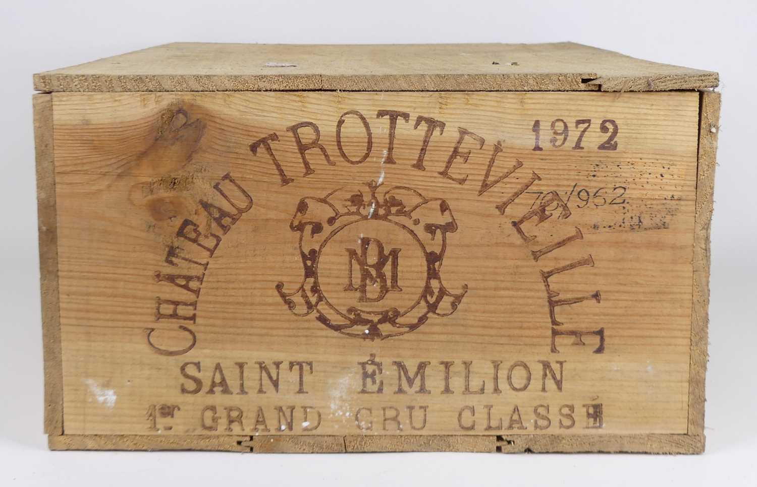 Lot 1044 - Château Trotte Vielle 1972 Saint Emilion, 12...
