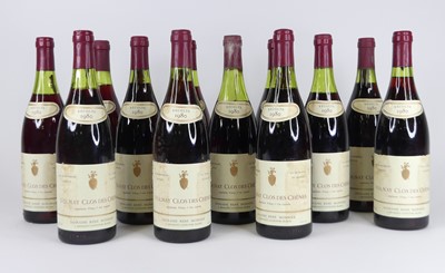 Lot 1046 - Domaine Rene Monnier clos des Chenes, 1980,...