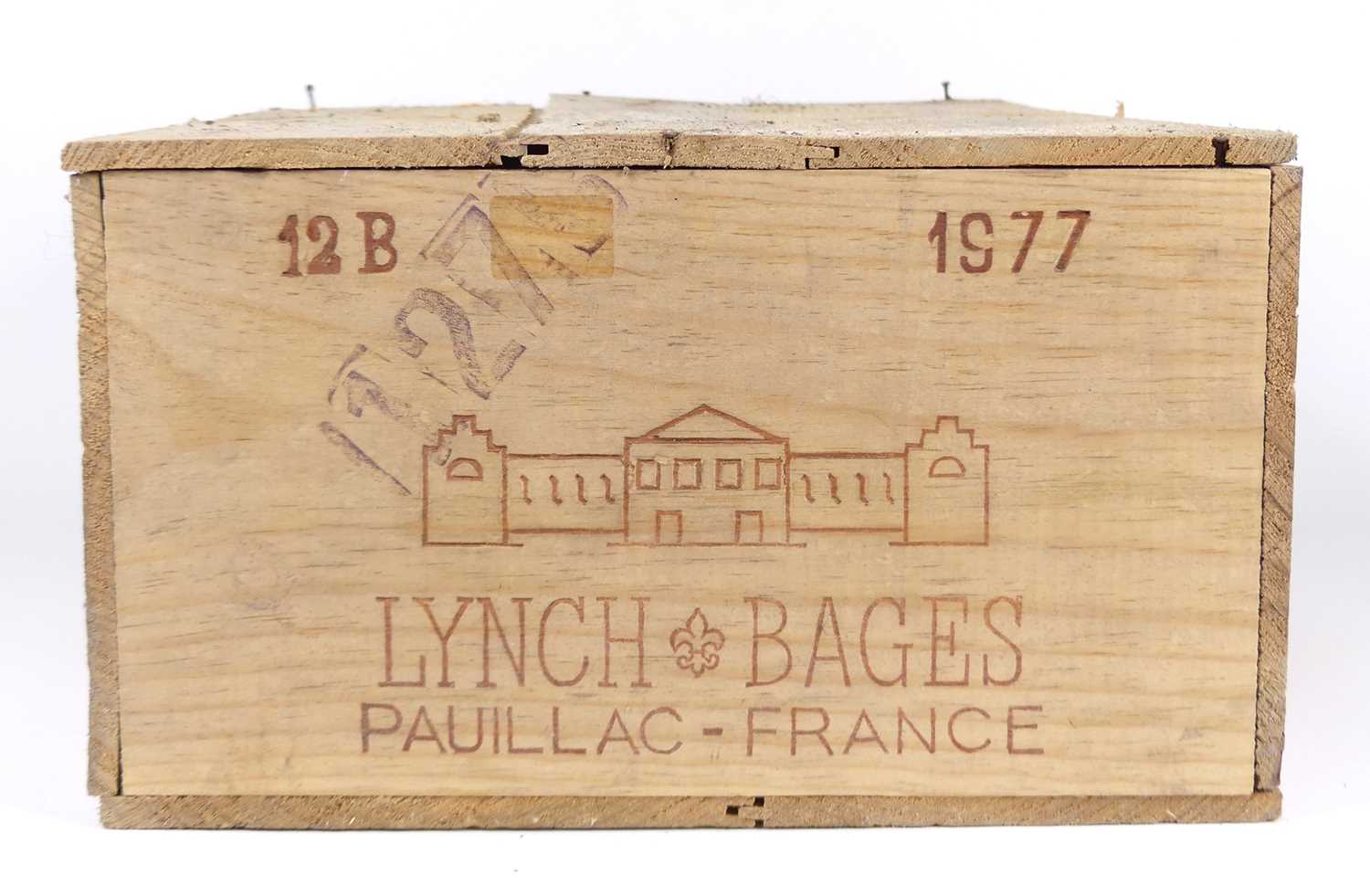 Lot 1047 - Chateau Lynch-Bages 1977 Pauillac, 10 bottles,...