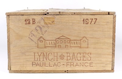 Lot 1047 - Chateau Lynch-Bages 1977 Pauillac, 10 bottles,...