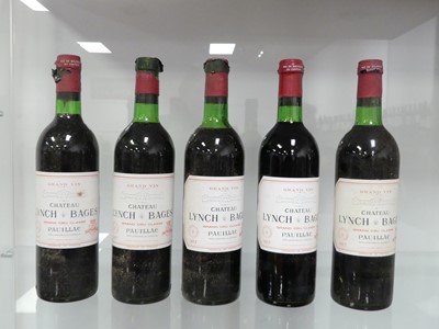 Lot 1047 - Chateau Lynch-Bages 1977 Pauillac, 10 bottles,...