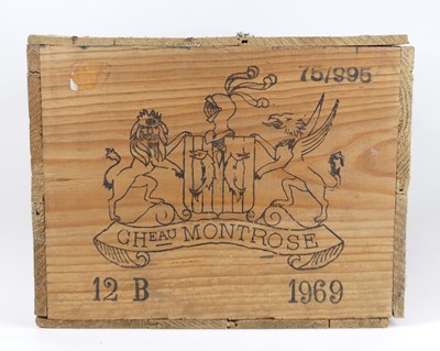 Lot 1051 - Chateau Montrose 1969 Saint Estèphe, 12...