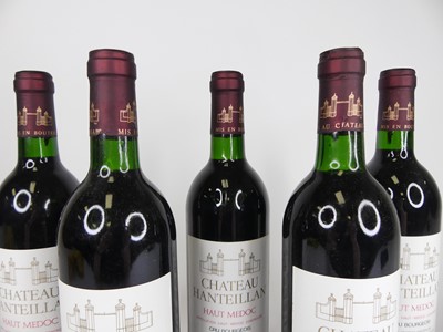 Lot 1052 - Chateau Hanteillan 1986 Haut Medoc, 5 bottles
