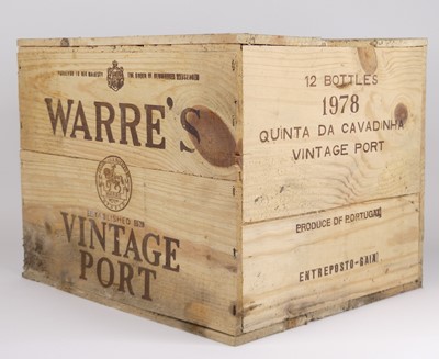 Lot 1326 - Warre's Vintage Port 1978, 12 bottles (OWC)