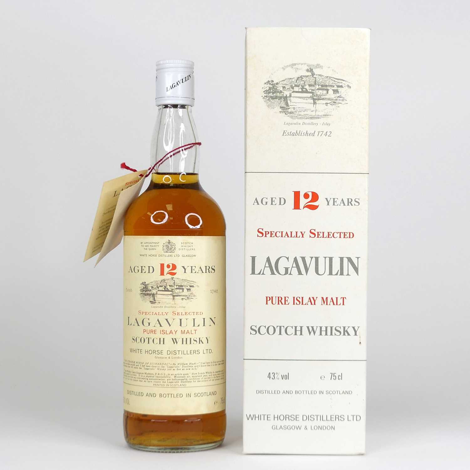 Lot 1427 - Lagavulin Aged 12 Years Pure Islay Malt Scotch...