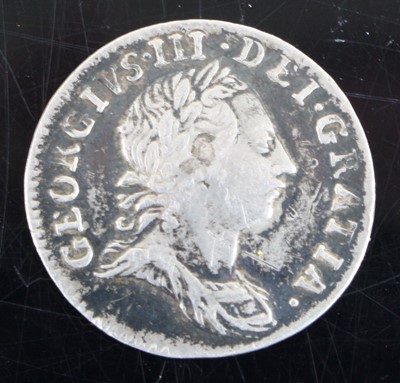 Lot 3471 - Great Britain, 1762 Maundy threepence, obv:...