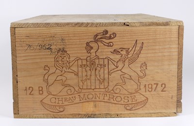 Lot 1056 - Chateau Montrose 1972, Saint Estephe, 12...