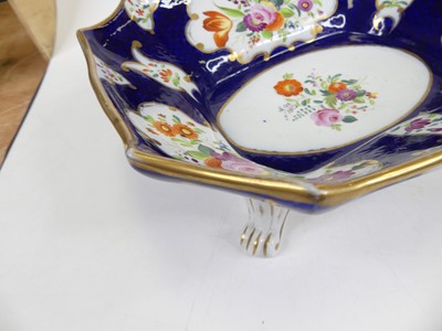 Lot 48 - A 19th century continental porcelain comport,...