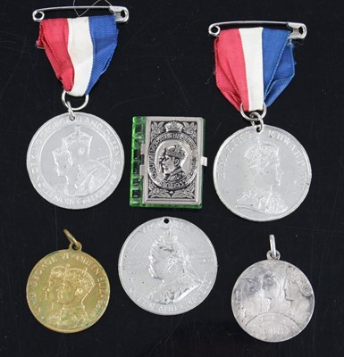 Lot 517 - A George V 1935 silver jubilee miniature...