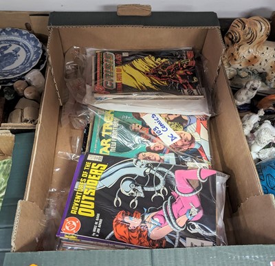 Lot 99 - A collection of comic books, to include DC...