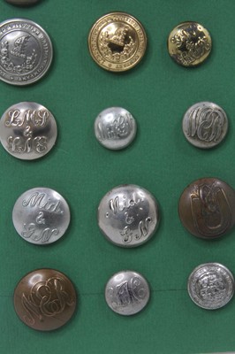 Lot 51 - A large collection of Railway buttons from...