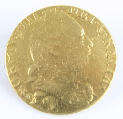 Lot 3364 - Great Britain, 178? gold full guinea, obv:...