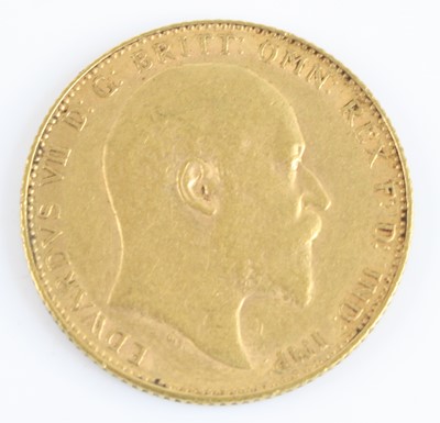 Lot 3356 - Great Britain, 1908 gold full sovereign,...