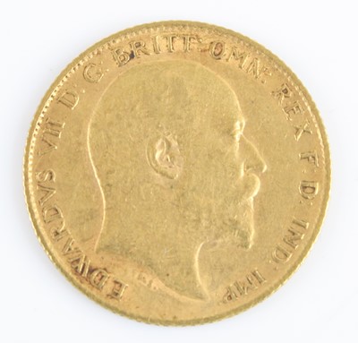 Lot 3342 - Great Britain, 1906 gold half sovereign,...