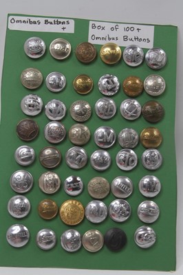Lot 50 - A large collection of Omnibus buttons, a...