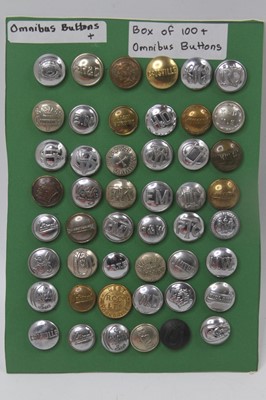 Lot 50 - A large collection of Omnibus buttons, a...