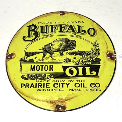 Lot 114 - An enamel on metal advertising sign for...