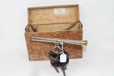 Lot 145 - An early 20th century American theodolite, the...