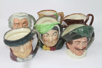 Lot 146 - A collection of six Royal Doulton character...