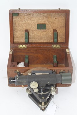 Lot 155 - A mid-20th century Stanley theodolite, the...