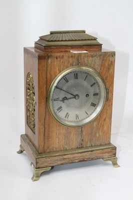 Lot 156 - A George IV rosewood cased mantel clock, of...
