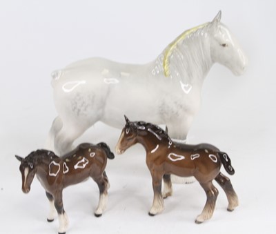 Lot 234 - A Beswick model of a Shire horse, model No....