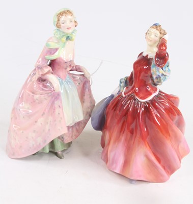 Lot 233 - Two Royal Doulton figures of ladies, Blythe...