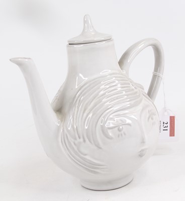 Lot 231 - A Jonathan Adler studio pottery teapot, h.20cm