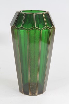 Lot 259 - A 19th century Bohemian green and...