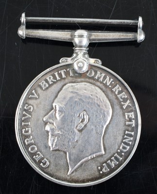 Lot 3173 - A WW I British War medal, naming A.A. W.A....