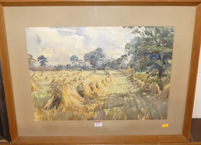 Lot 1014 - Elizabeth Dimmock (1888-1987) - Cornfield at...