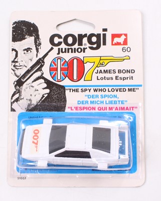 Lot 1112 - Corgi Juniors, No.60, James Bond Lotus Espirit,...