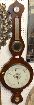 Lot 1167 - An early 19th century rosewood onion top four...