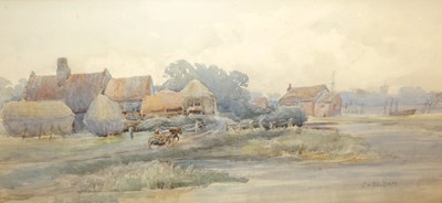 Lot 1049 - GW Beldam - Walberswick, watercolour, signed...