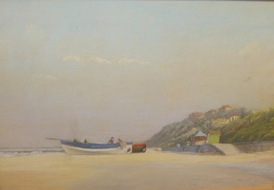 Lot 1052 - Tom McArthur - A Day by the Sea, watercolour,...