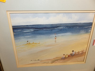 Lot 1052 - Tom McArthur - A Day by the Sea, watercolour,...
