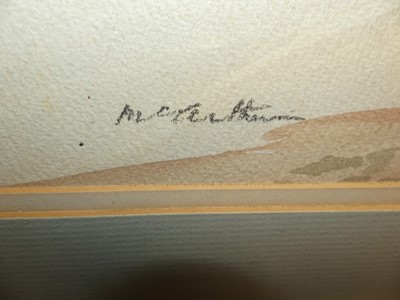Lot 1052 - Tom McArthur - A Day by the Sea, watercolour,...