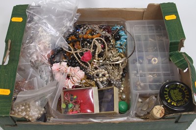 Lot 494 - A collection of costume jewellery, to include...